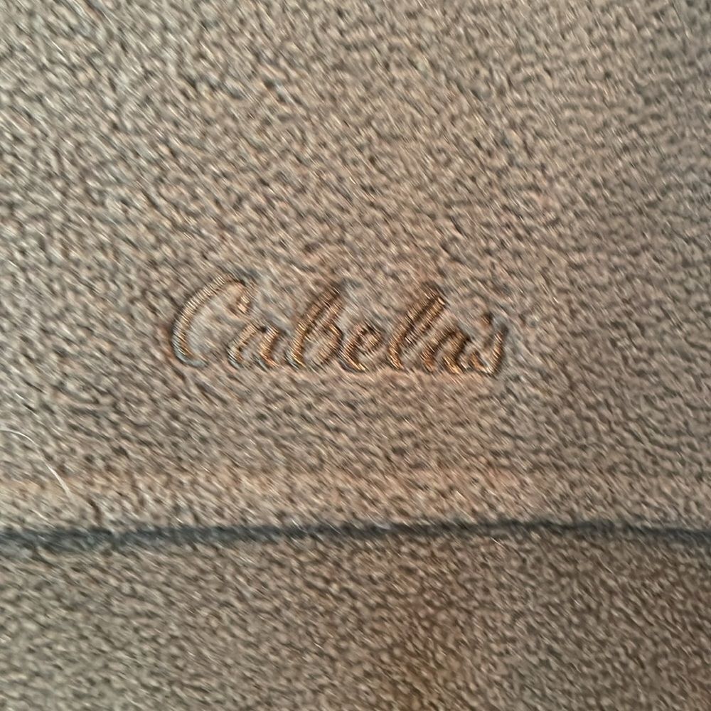 Fleece Cabela's Zip up Jacket Men's size XL/TG - Picture 2 of 4